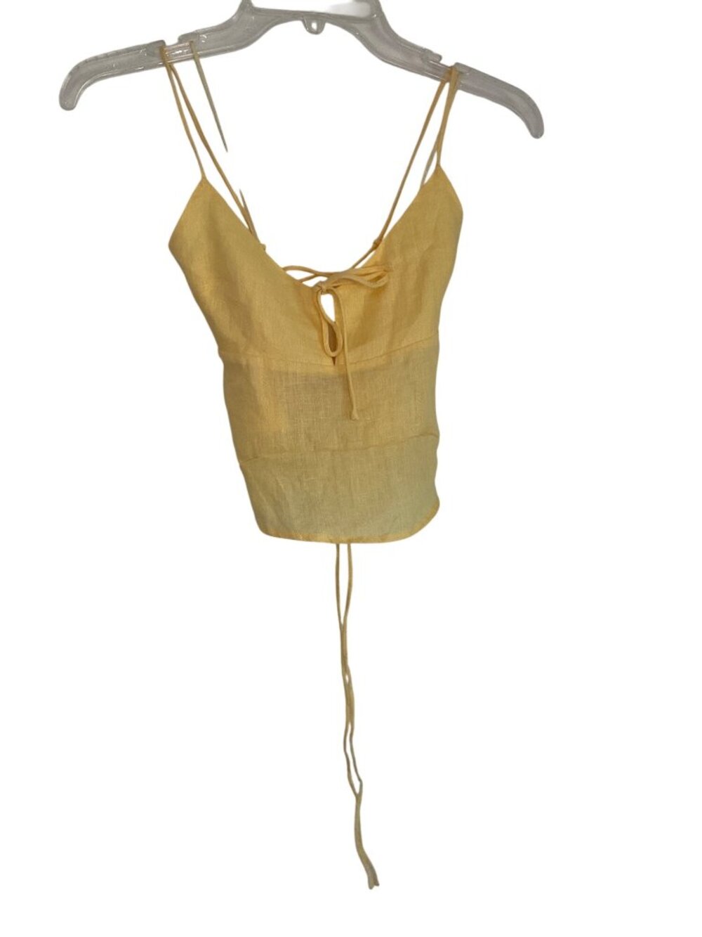 LSPACE Syros Top in Daisy X-Small New Womens Sleevless Halter Tank as-is - Picture 5 of 11